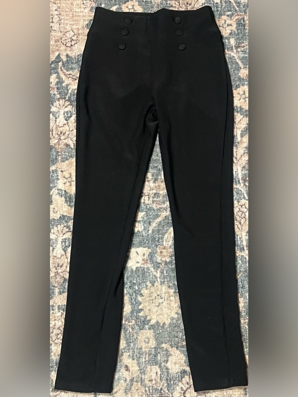 Soho Girls size S Black High-Waist Button Front Pants
